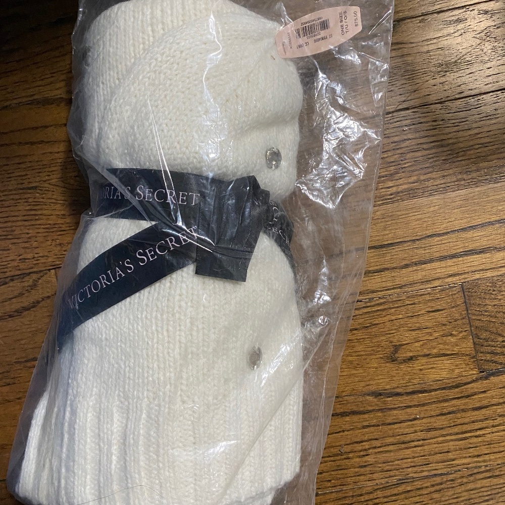 Victoria’s Secret scarf and hat